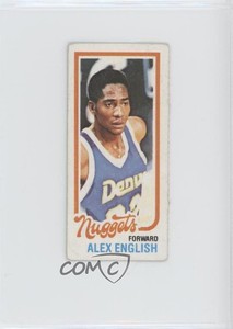 1980-81 Topps Separated Alex English #75 HOF