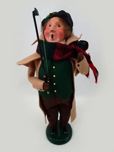 Byers Choice Carolers 2005 tocadiscos **INSTRUMENTO FALTANTE** Espera Navidad - Imagen 1 de 6