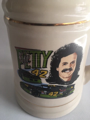 Kyle Petty Beer Stein / Mug Hunter Mfg Vintage 1990s Cover