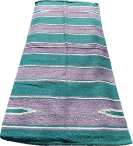 Saddle Blanket Navajo Acrylic: Unique Colours - Picture 1 of 15