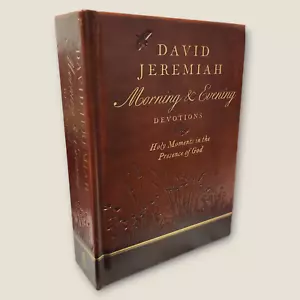 David Jeremiah Morning and Evening Devotions Leather Hardcover - Picture 1 of 5