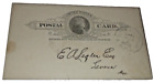 1892 CARTE POSTALE DE SOCIÉTÉ FRISCO KANSAS CITY & ASH GROVE RPO MANIPULÉE ADAMS EXPRESS