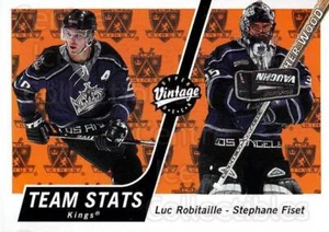 2000-01 UD Vintage #173 Luc Robitaille, Stephane Fiset - Picture 1 of 1