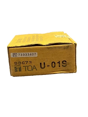 Módulo de entrada de línea TOA Electronics U-01S 220 k nuevo en caja Foto 1 de 2
