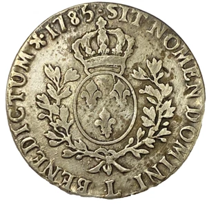 XVI. Louis 1785 1/ECU, 29.4 g Silver - Picture 1 of 2