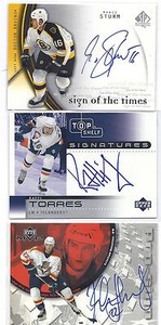 2002-03 UD Top Shelf Signatures #RT Raffi Torres New York Islanders