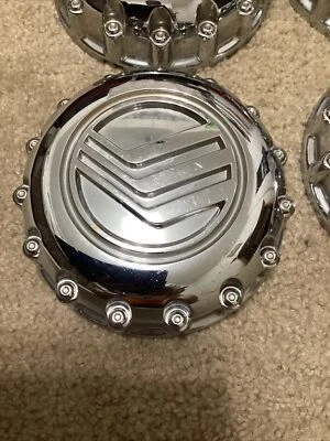 Tapa central cromada Mercury Mountaineer 1998-2001 OEM #F87A-1A096-HA 1 pieza Foto 1 de 4