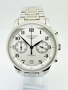 Longines Cronógrafo Automático Master Collection 40mm SS L2.669.4 con Caja y Papel - Imagen 1 de 24
