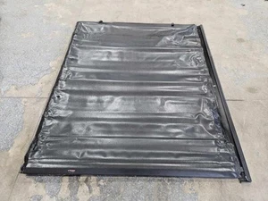 2017 GMC Sierra 6'6" Bed Roll-Up Tonneau Cover Used 93000 Miles - Picture 1 of 24