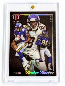 Holograma Panini National Treasures Modern Masters 2022 plateado #MMA-14 Randy Moss/25 - Imagen 1 de 2