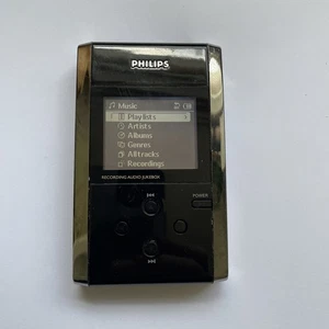 Philips GoGear HDD100 15GB Recording Audio Jukebox MP3 Player Black - Picture 1 of 9
