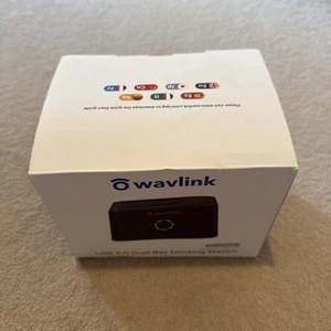 WAVLINK USB 3.0 Dual Bay SATA External Hard Drive Docking Station for 2.5... - Photo 1/8