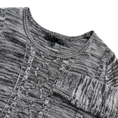 Suéter Pullover Vans Mujer S Negro Blanco Mármol Tejido con Cable Cuello Redondo Manga Larga Foto 1 de 4