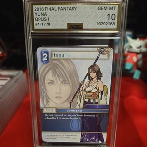 2016 Final Fantasy TCG Yuna 1-177R Opus I AGS 10 GEM MINT - Bild 1 von 6