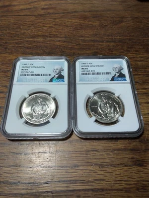 2 - 1982-D MS66 George Washington Commemorative Half Dollar NGC Special Label - Image 1 of 3