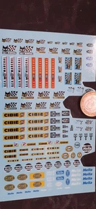 marquage électrique entamé 1/24 decalque decals decalcomanie comme sur la photo - Imagen 1 de 1