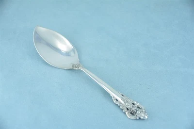Wallace Grande Baroque Sterling Silver 6-3/4" Jelly Server Spoon No Monogram  - Image 1 of 4