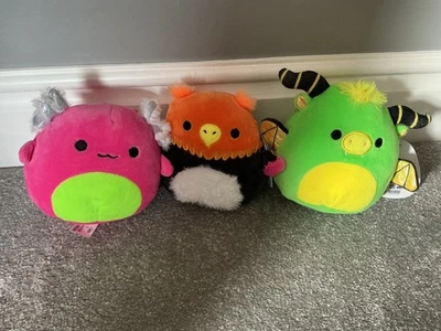 Claire’s Squishmallows Archie, Myrna & Bethuna Approx 5 inches BNWT - Image 1 of 4