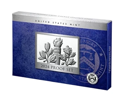 👀🔥🔥 2024 S US Mint ANNUAL 10 Coin Proof Set with Box and COA Annual Proof Set - Image 1 of 2