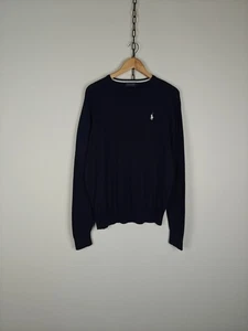 Polo Ralph Lauren Golf Sweater Crew Pullover Blau Gr. L - Bild 1 von 10