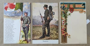 FANTERIA-LOTTO 3 CARTOLINE-D5-177 - Picture 1 of 1