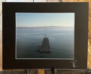The Far End Of The Berkeley Pier Looking East Matted Fine Art Photographic Print - Picture 1 of 2