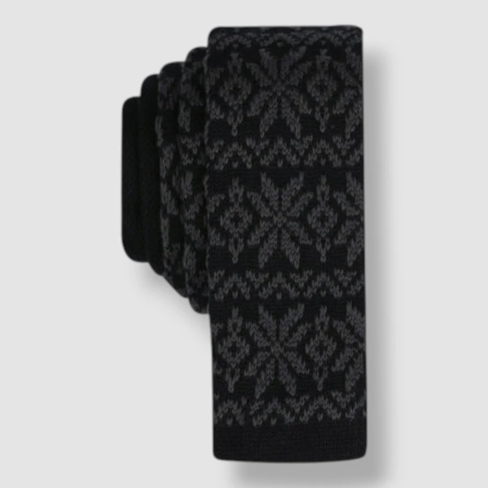 Bar III Men's Black Kerst Fair Classic Skinny Necktie 52 X 2.5 - Image 1 of 1