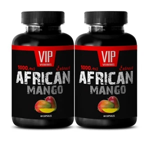 weight loss pills - AFRICAN MANGO EXTRACT 1000mg - natural 2 Bottle 120 Capsules - Picture 1 of 12