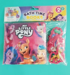 Preschool Kids Toys Bath Time Books Playing MY LITTLE Pony Water TUB ABC Sticki - Picture 1 of 2