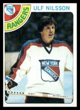 1978 Topps #255 Ulf Nilsson New York Rangers  Hockey card