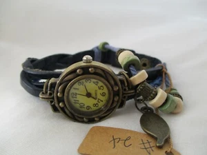 Reloj gitano BOHO, correa de pulsera multihebras, ¡FUNCIONA! - Imagen 1 de 12