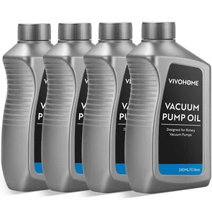 4er Pack Premium High HVAC Vakuumpumpenöl 330ml Hochviskos & Niedrig Feuchtigkeit - Bild 1 von 7