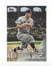 2017 Topps All Time All Stars #ATAS39 Lou Gehrig Yankees