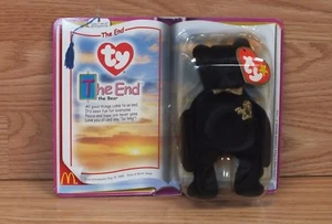 Genuine Mcdonalds Teenie Beanie Babies The End The Bear In Package **NEW-READ** - Picture 1 of 1