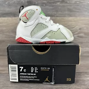 Nike Air Jordan VII 7 Hare 2015 Retro BT TD Toddler Shoes 304772-125 Size 7c box - Picture 1 of 19