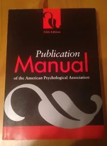 Veröffentlichungshandbuch der American Psychological Association (2001) - Bild 1 von 1