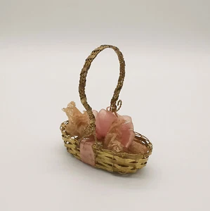 Candy Container um 1920 antik, Christbaumschmuck alter Weihnachtsschmuck Metall - Bild 1 von 5