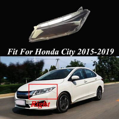 Left Side Front Headlight Lens Headlamp Shell Cover Cap For Honda City 2015-19 - Image 1 of 4