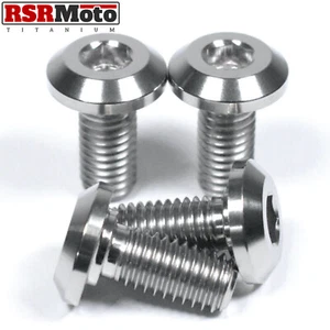 Triumph Bonneville 800 865 900 Thruxton 900 Titanium Rear Disc Bolts, Hex - Picture 1 of 3