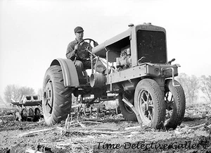 An Allis Chalmers Tractor, Harrison County, Iowa - 1940 - Vintage Photo Print - Picture 1 of 1