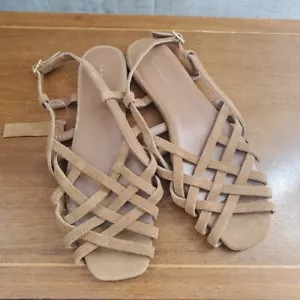 Sandalia de gamuza Topshop Olivia con tiras talla 41 10,5 para mujer - Imagen 1 de 9
