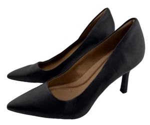 Nordstrom Rack Leder spitz zulaufende Pumps Größe 7,5M neu ohne Etikett - Bild 1 von 8