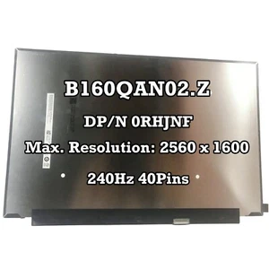 B160QAN02.Z 16" 2560×1600 40pin EDP 2.5k 240Hz 0RHJNF LCD Screen Replacement - Picture 1 of 3