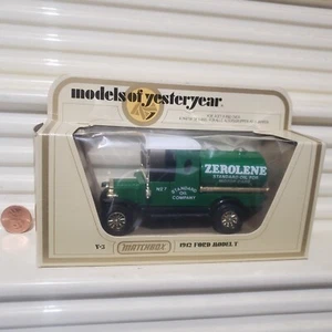 Lesney Matchbox 1978 Models of Yesteryear Y3 ZEROLENE 1912 Model T Ford Tankr - Picture 1 of 13