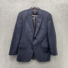 Peter Millar Blazer Adult Sz 42R Blue Plaid Wool Sport Coat Formal Jacket Men's