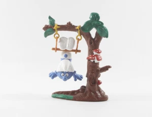Schlumpf Schlümpfe === 4.0237 === am Trapez Superschlumpf Schleich smurf - Bild 1 von 1