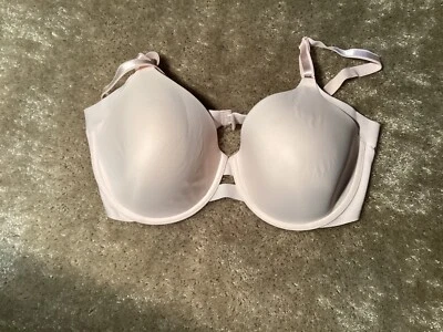 Sujetador con aros suavizante de axilas Warner's 38DD rosa Foto 1 de 3