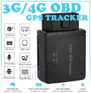 3G/4G GPS TRACKER OBD2 Mini GSM Anti-Theft Vehicle Car Truck Live Realtime Spy - Picture 1 of 12