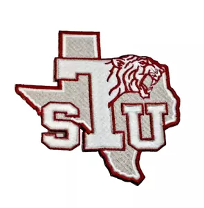 Parche bordado de hierro/coser de 4 pulgadas Southern Texas University STU Tigers NCAA - Imagen 1 de 3
