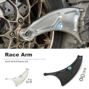 Silver Swing Arm Rear Race Arm Set For Vespa Sprint 150 Primavera 150 Sprint150 - Picture 1 of 11